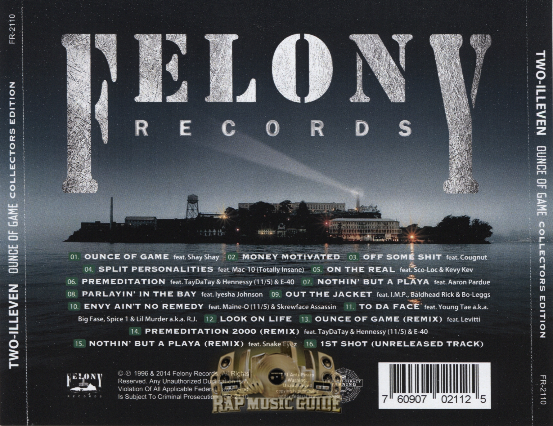 Two-Illeven - Ounce Of Game: Collectors Edition: CD | Rap Music Guide